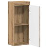 vidaXL Badkamer wandkast TULUM Artisan Eiken 37 x 24,5 x 86 cm