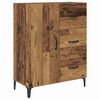 vidaXL Highboard met lade Oud Hout 69,5 x 34 x 180 cm Bewerkt hout