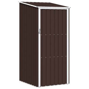 vidaXL Tuinschuur 87x98x159 cm gegalvaniseerd staal bruin