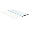 vidaXL Boxspring stof donkergrijs 160x200 cm