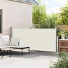 vidaXL Windscherm uittrekbaar 140x300 cm cr&egrave;mekleurig