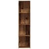 vidaXL Boekenkast oud houten 36x30x143 cm bewerkt hout