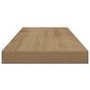 vidaXL Wandschappen 4 st 60x10x1,5 cm bewerkt hout artisanaal eiken