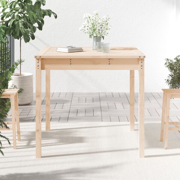 vidaXL Tuintafel 82,5x82,5x76 cm massief grenenhout