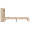 vidaXL Bed met boekenkast zonder matras massief grenenhout 90x190 cm