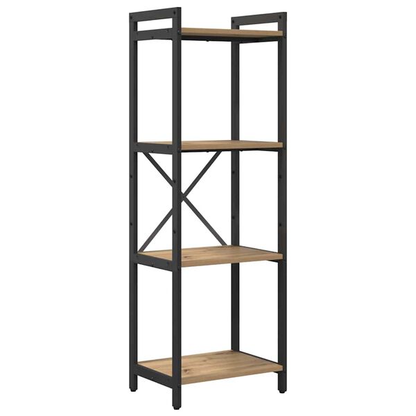 vidaXL Boekenkast Artisan Eiken 40 x 30 x 119 cm Bewerkt hout