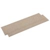 vidaXL Tapijttegels 16 st 4 m&sup2; 25x100 cm lichtbeige