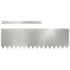 vidaXL Tuinrand 20 pcs Zilver 100 x 0.05 x 20 cm Gegalvaniseerd staal