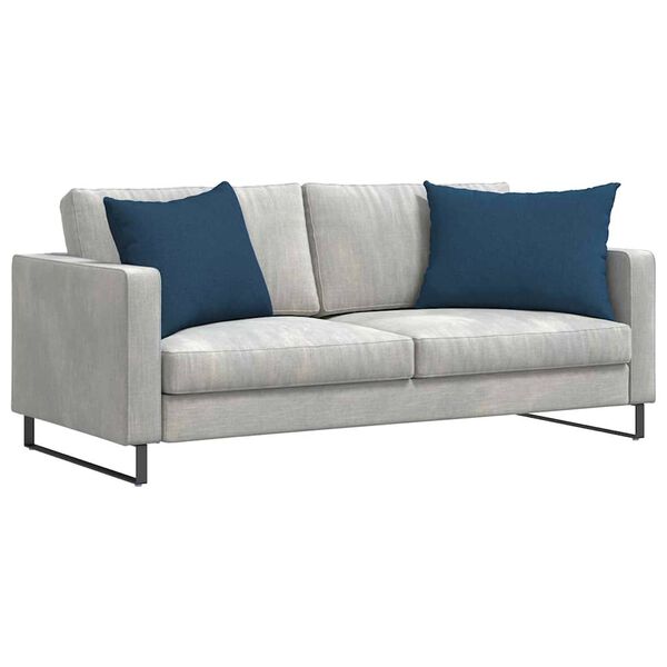 vidaXL Sofa Kussens 2 stuks Blauw 70 x 50 cm Stof