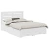 vidaXL Bedframe met lade met hoofdeinde Wit 160 x 200 cm Bewerkt hout