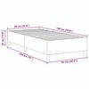 vidaXL Boxspring bed Cr&egrave;me 90 x 190 cm Katoenen stof