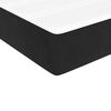 vidaXL Boxspring met matras fluweel zwart 100x200 cm