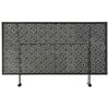 vidaXL Salontafel vintage stijl inklapbaar 100x50x45 cm metaal zwart