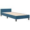 vidaXL Boxspringbed met hoofdeinde Donkerblauw 80 x 200 cm Fluweel