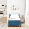 vidaXL Boxspringbed met matras Donkerblauw 200 x 80 cm Polyester
