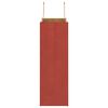 vidaXL Papieren zakken 50 st met hengsels 26x12x35 cm rood