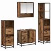 vidaXL Badkamermeubelset 4 st Oud Hout 65 x 33 x 60 cm Bewerkt hout