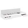 vidaXL Bedframe met lade met hoofdeinde Wit 80 x 200 cm Bewerkt hout