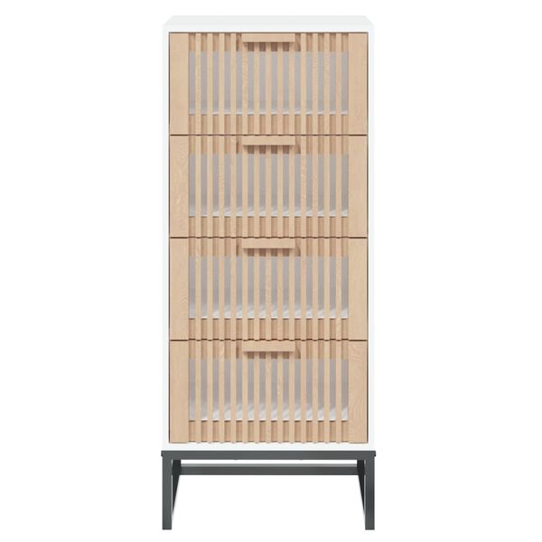 vidaXL Hoge kast 40x30x95 cm bewerkt hout