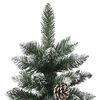 vidaXL Kunstkerstboom met 300 LED Groen 180 cm PVC en Plastic en Staal