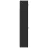 vidaXL Opbergkast smal 40x42,5x225 cm bewerkt hout zwart