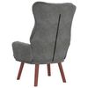 vidaXL Fauteuil Donkergrijs 69 x 74 x 93 cm Fluweel