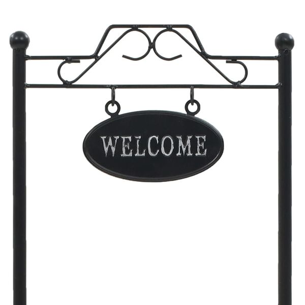 vidaXL Plantenstandaard met gepoedercoat ijzeren frame