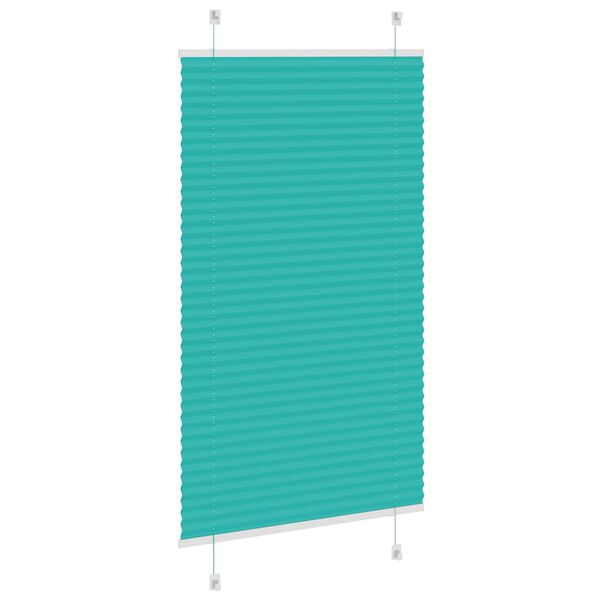 vidaXL Pliss&eacute; rolgordijn 80x150 cm stofbreedte 79,4 cm petrol groen