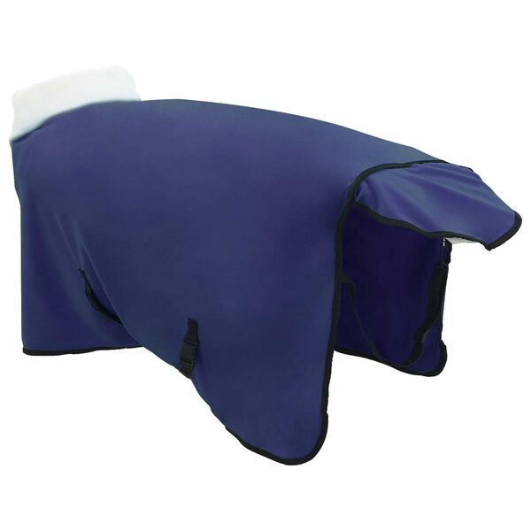 vidaXL Paardendeken Marineblauw 85 cm Polar fleece