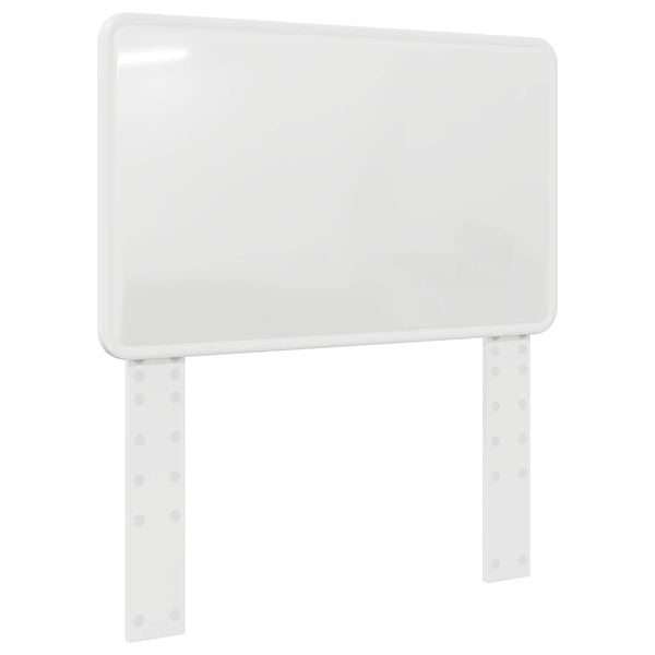 vidaXL Hoofdbord Glanzend Wit 75 cm Bewerkt hout