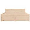 vidaXL Bedframe massief hout 120x190 cm