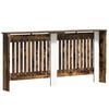 vidaXL Radiatorafdekking Gerookt eiken 172 x 19 x 81,5 cm Bewerkt hout