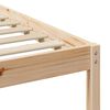 vidaXL Bedframe met Zijtafels Naturel 160 x 220 cm Massief grenenhout