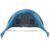 vidaXL Tunneltent met dak met opslag Blauw en Grijs 778 x 356 x 210 cm