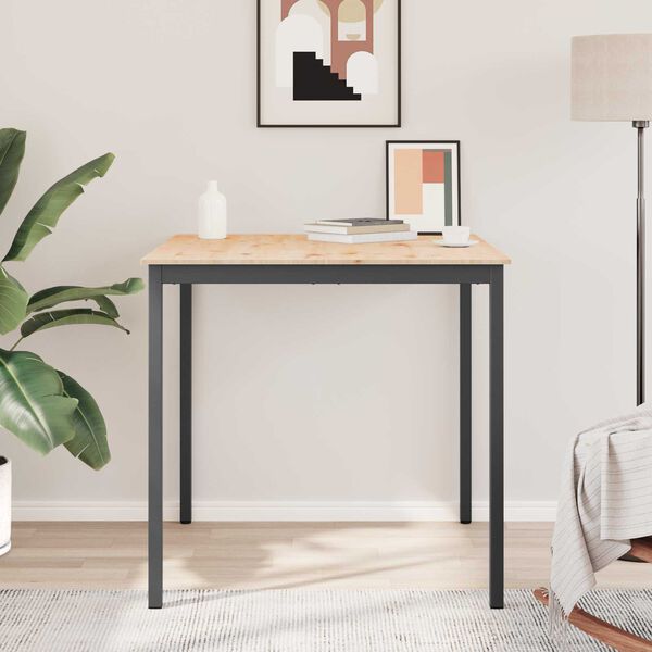 vidaXL Bartafel Naturel 110 x 55 x 105 cm Massief grenenhout