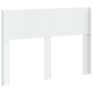 vidaXL Hoofdbord Wit Bewerkt hout