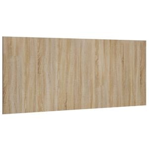 vidaXL Hoofdbord 200x1,5x80 cm bewerkt hout sonoma eikenkleurig
