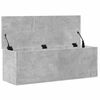vidaXL Opbergbox 102x35x35 cm bewerkt hout betongrijs