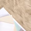 vidaXL Nep Schapenvacht Tapijt Tafalla Beige 80 x 120 cm Polyester