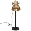 vidaXL Bureaulamp 25 W E27 15x15x55 cm antiek messing