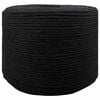 vidaXL Katoen Touw 10 st 2 mm 100 m Zwart 100% Katoen