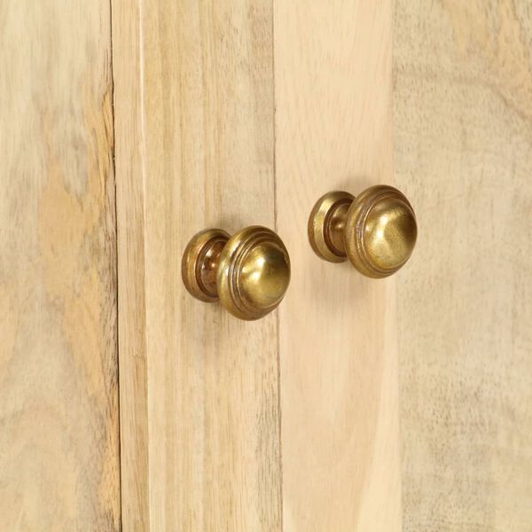vidaXL Bijzetkast 65x30x75 cm massief mangohout