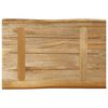 vidaXL Tafelblad met natuurlijke rand 70x40x2,5 cm massief mangohout