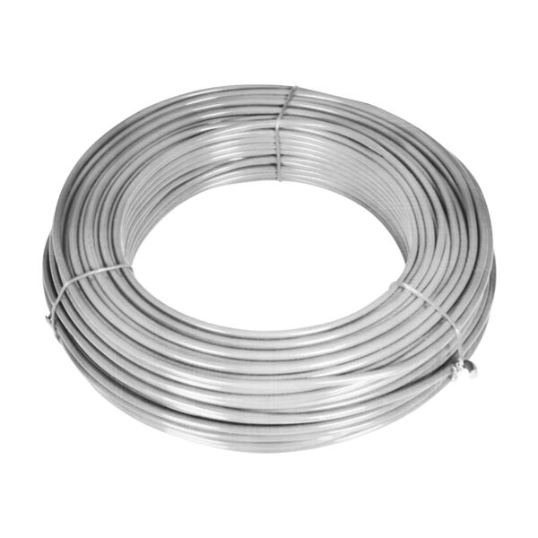 vidaXL Gaashek met palen 15x1 m gegalvaniseerd staal