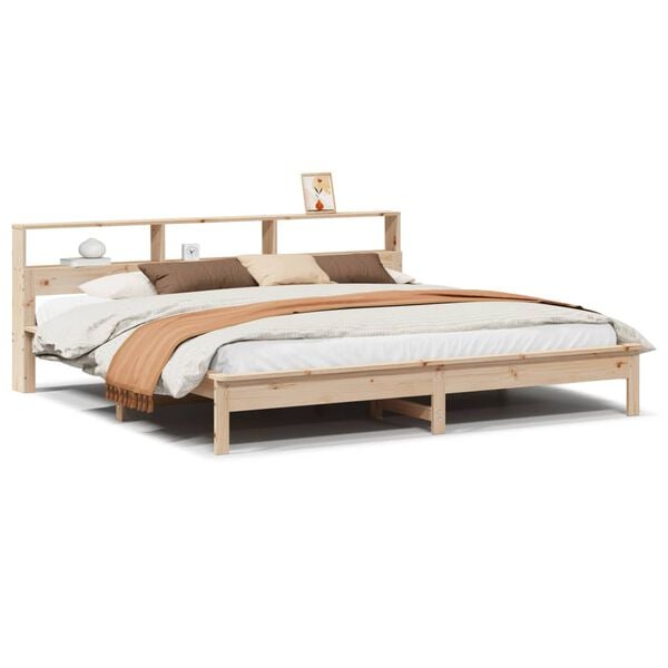 vidaXL Bedframe zonder matras massief grenenhout 200x200 cm