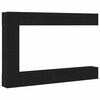 vidaXL TV Cabinet Set 9 st 30,5 x 30 x 110 cm Zwart Eiken