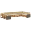 vidaXL Sofa-Sets 10 st Massief Acaciahout