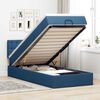 vidaXL Ottoman bed met matras 90x190cm stof blauw