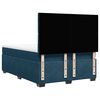 vidaXL Boxspring met matras fluweel blauw 140x200 cm