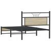 vidaXL Bedframe zonder matras 107x203cm spaanplaat sonoma eikenkleurig